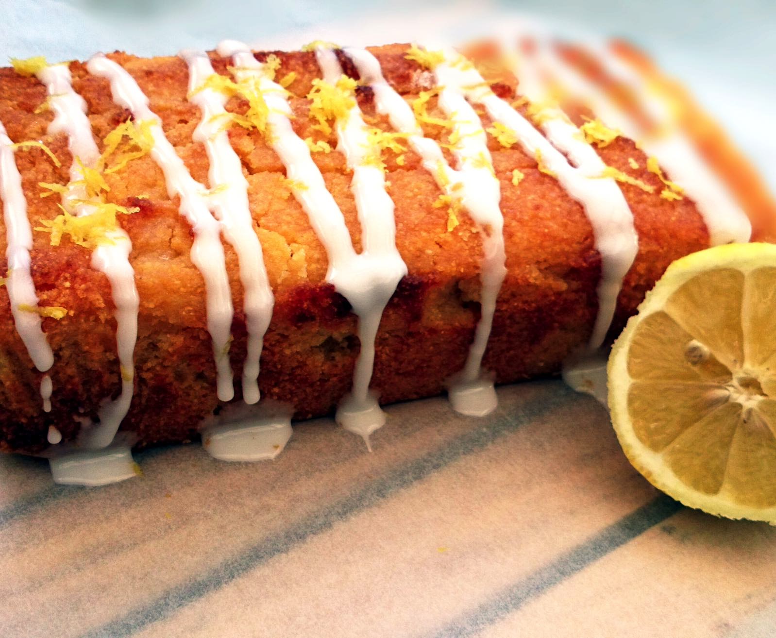 Tangy lemon and lime polenta cake