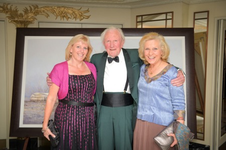 Sue Smith - David's PA - with David and Avril Shepherd